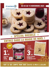 Prospectus E.Leclerc HAGUENAU : ALSACE CHOUCROUTE 3 - BREDELE