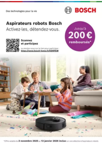 Prospectus Boulanger Lorient : OFFRE Bosch: jusqu'à 200€ remboursés !