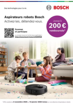 Promos et remises  : OFFRE Bosch: jusqu'à 200€ remboursés !