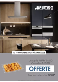 Prospectus Copra SAINT-CERE : SMEG VOUS OFFRE 1 GRILLE AIRFRY SMEG