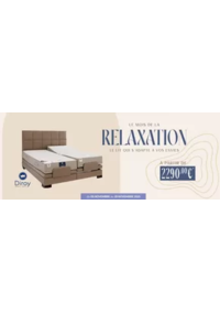 Prospectus Place de la literie GEX : Le mois de la relaxation