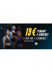 Prospectus Fitness park Nancy : Nos abonnements sont solides Et à 19€ les 4 premières semaines