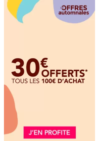 Prospectus La Compagnie du lit Cherbourg/La Glacerie : Profitez de 30€ de remise tous les 100€ d'achat sur de nombreux matelas, sommiers, ensembles literie