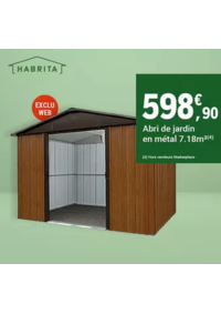 Prospectus Jardi E.Leclerc CROZON : Abri de jardin : l'indispensable de l’hiver