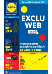 Prospectus Lidl BONDY : Profiter d'offres exclusives avec lidl.fr, ça vaut le coup.