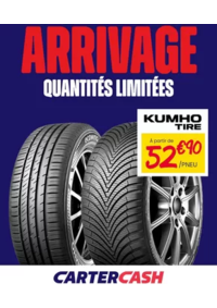 Prospectus CARTER CASH CHASSENEUIL DU POITOU : Arrivage de pneus KUMHO chez CARTERCASH !