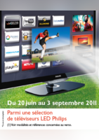 TV led Philips Jusqu'à 500€ remboursés - Connexion